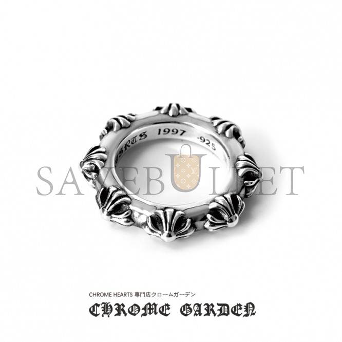 CHROME HEARTS CROSS BAND RING