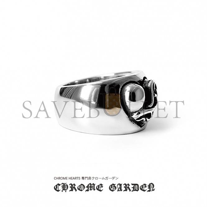 CHROME HEARTS HEART BAND RING