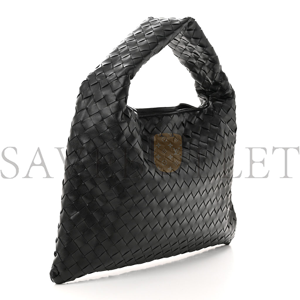 BOTTEGA VENETA NAPPA INTRECCIATO SMALL HOP BLACK (45*29*4cm) BOTTEGA VENETA NAPPA INTRECCIATO SMALL HOP BLACK (45*29*4cm)