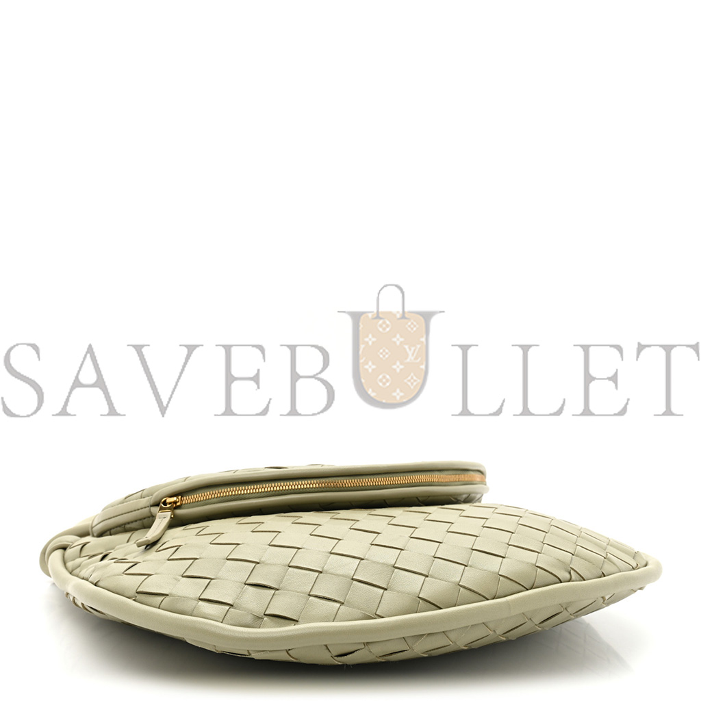 BOTTEGA VENETA NAPPA INTRECCIATO MEDIUM GEMELLI TRAVERTINE (41*32*3cm)