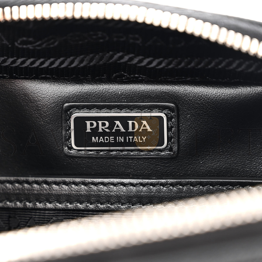 PRADA SAFFIANO TRAVEL MENS BRIQUE CROSSBODY BAG BLACK (19*13*6cm) PRADA SAFFIANO TRAVEL MENS BRIQUE CROSSBODY BAG BLACK (19*13*6cm)