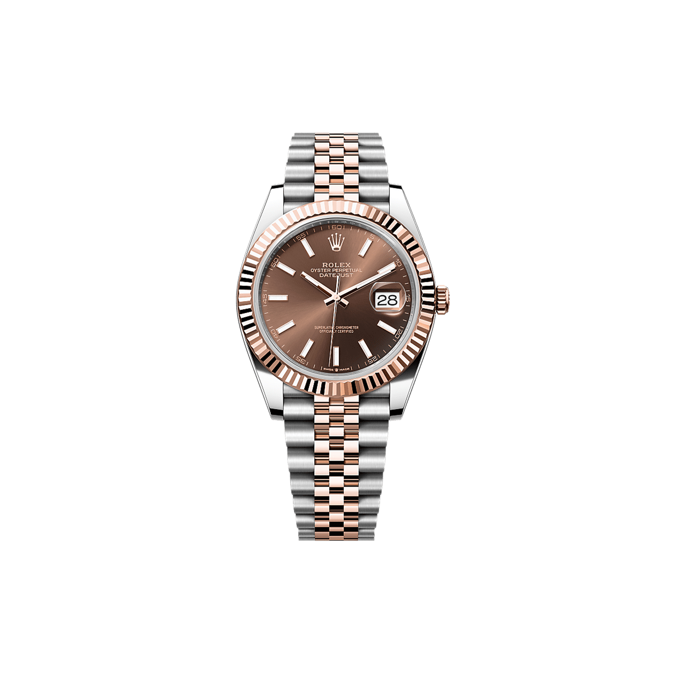ROLEX DATEJUST 41 OYSTER, 41 MM, OYSTERSTEEL AND EVEROSE GOLD WATCH 126331-0002 ROLEX DATEJUST 41 OYSTER, 41 MM, OYSTERSTEEL AND EVEROSE GOLD WATCH 126331-0002