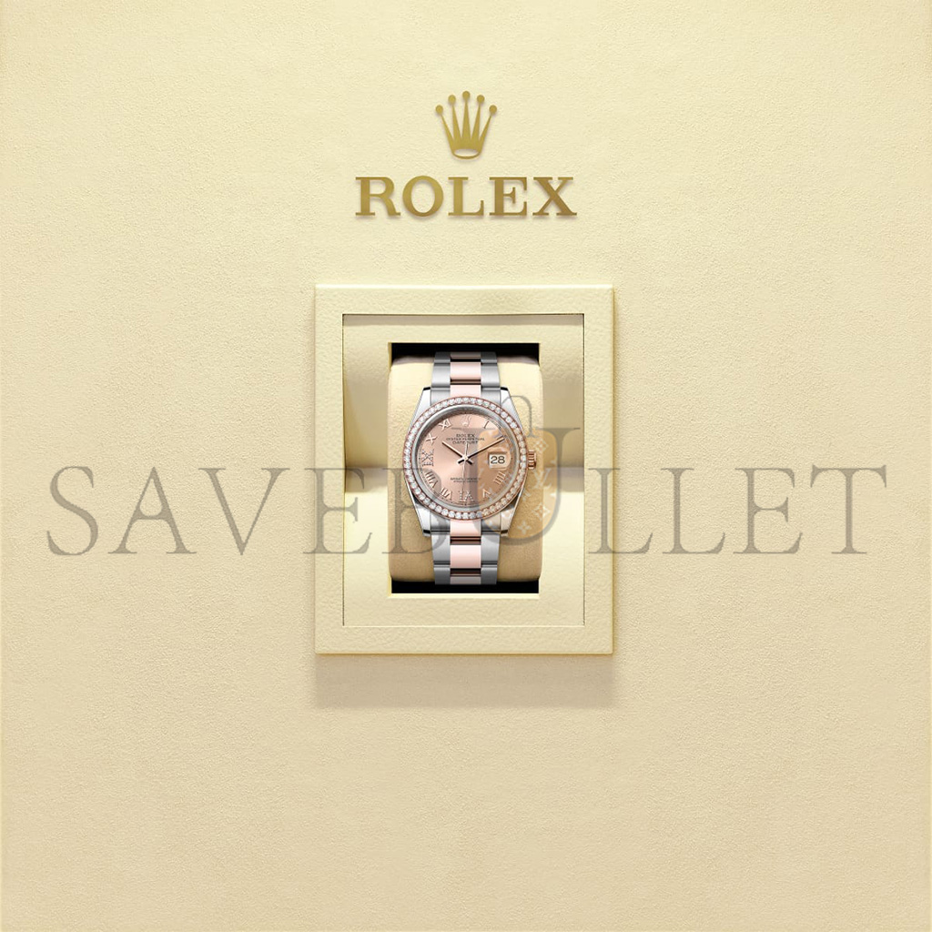 ROLEX DATEJUST 36 OYSTER, 36 MM, OYSTERSTEEL, WHITE GOLD AND DIAMONDS WATCH 126284RBR-0016 ROLEX DATEJUST 36 OYSTER, 36 MM, OYSTERSTEEL, WHITE GOLD AND DIAMONDS WATCH 126284RBR-0016
