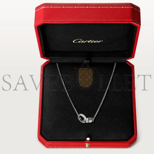 CARTIER LOVE NECKLACE, DIAMONDS  B7013700