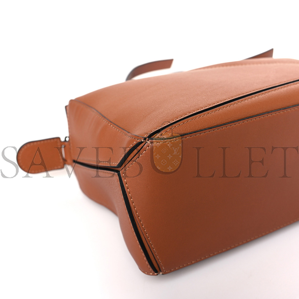 LOEWE CALFSKIN SMALL PUZZLE BAG TAN (24*16.5*10.5cm)