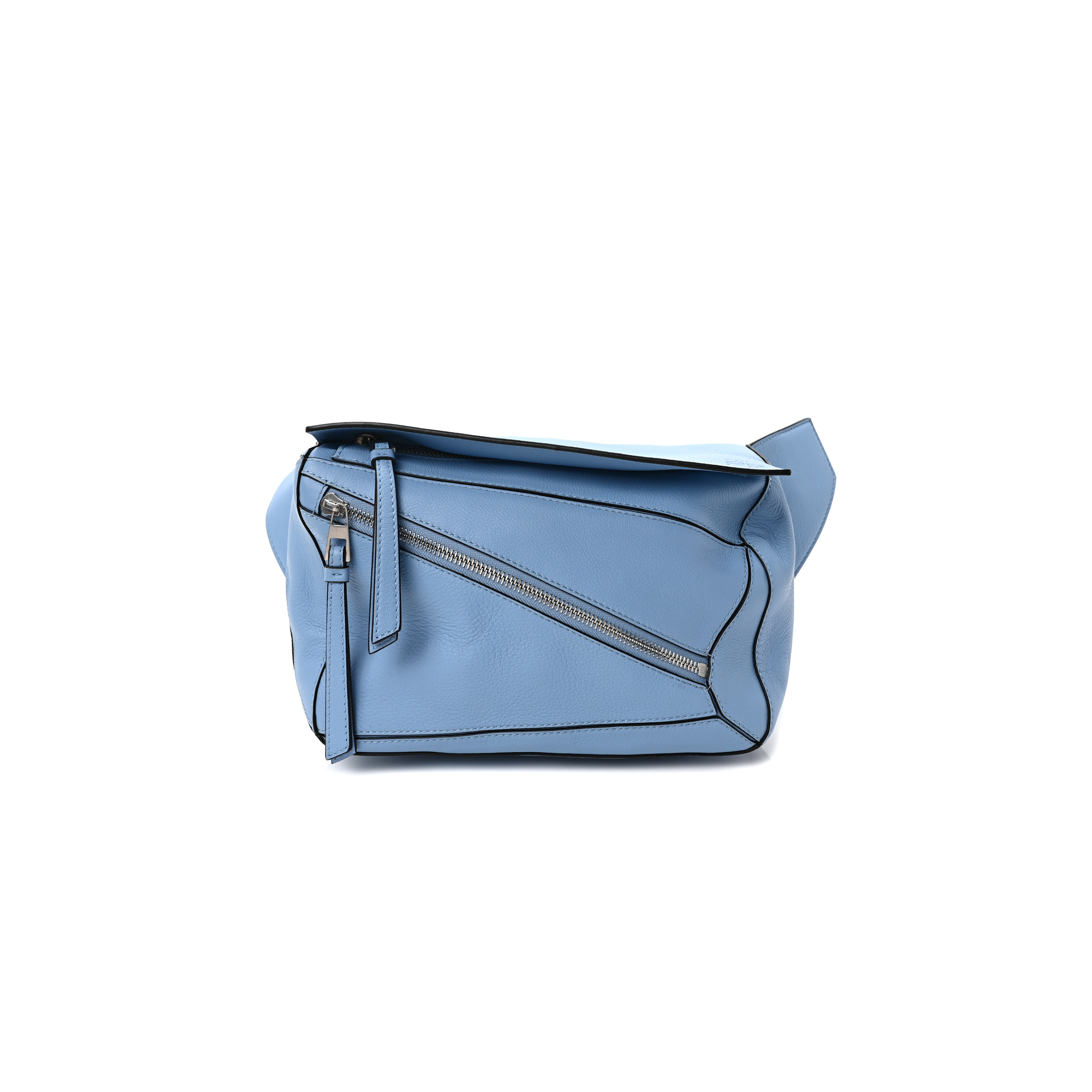 LOEWE CALFSKIN SMALL PUZZLE BUMBAG OLYMPIC BLUE (23*15*10cm)