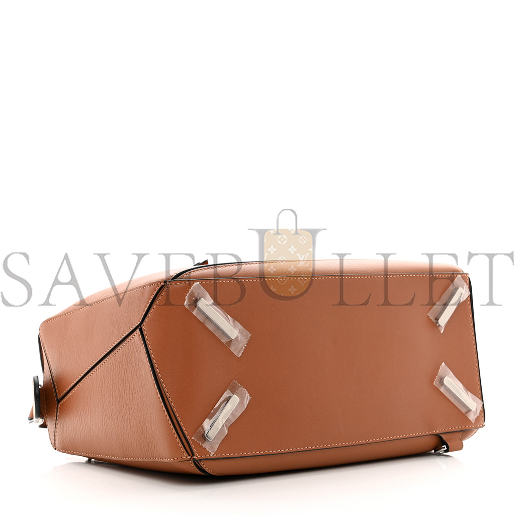 LOEWE CALFSKIN MEDIUM PUZZLE BAG TAN (29*19.5*14cm)