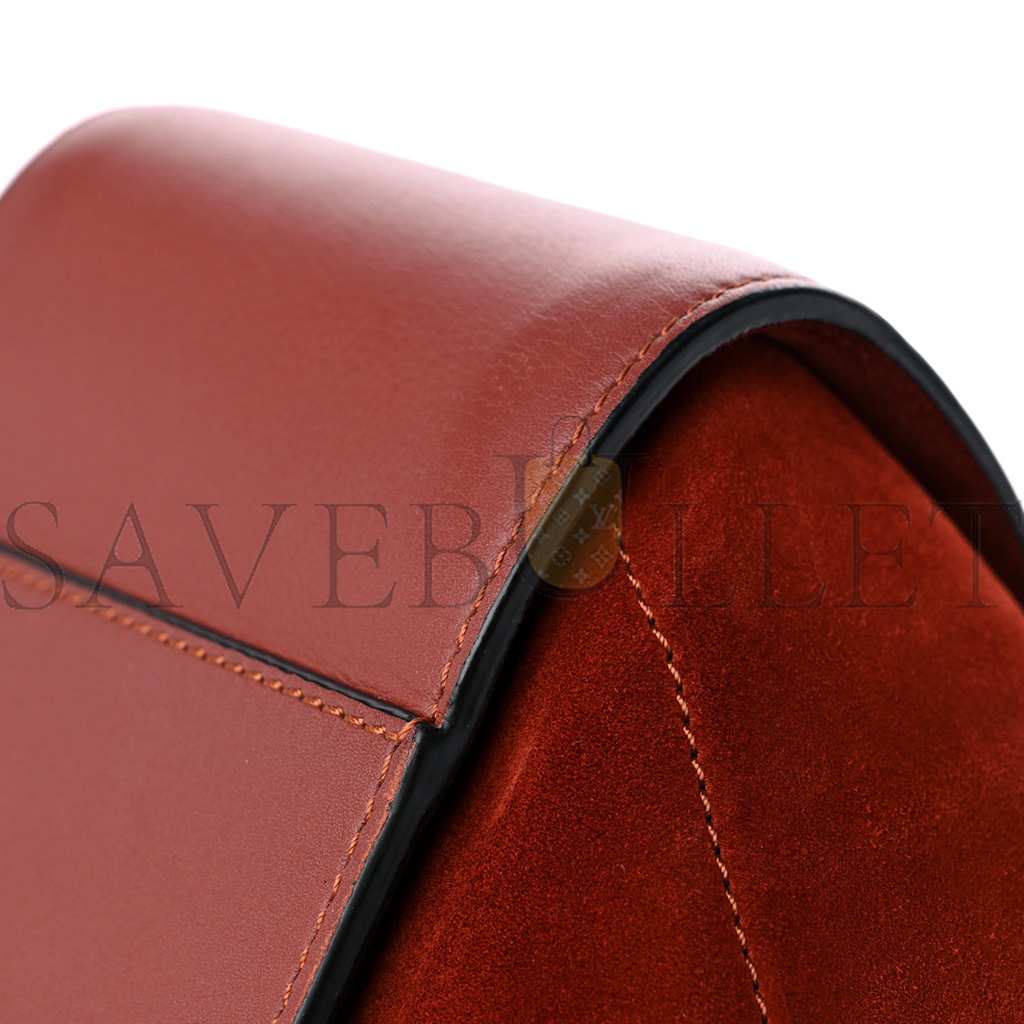 LOEWE CALFSKIN SUEDE HAMMOCK SHOULDER BAG RED (27*24*13cm)