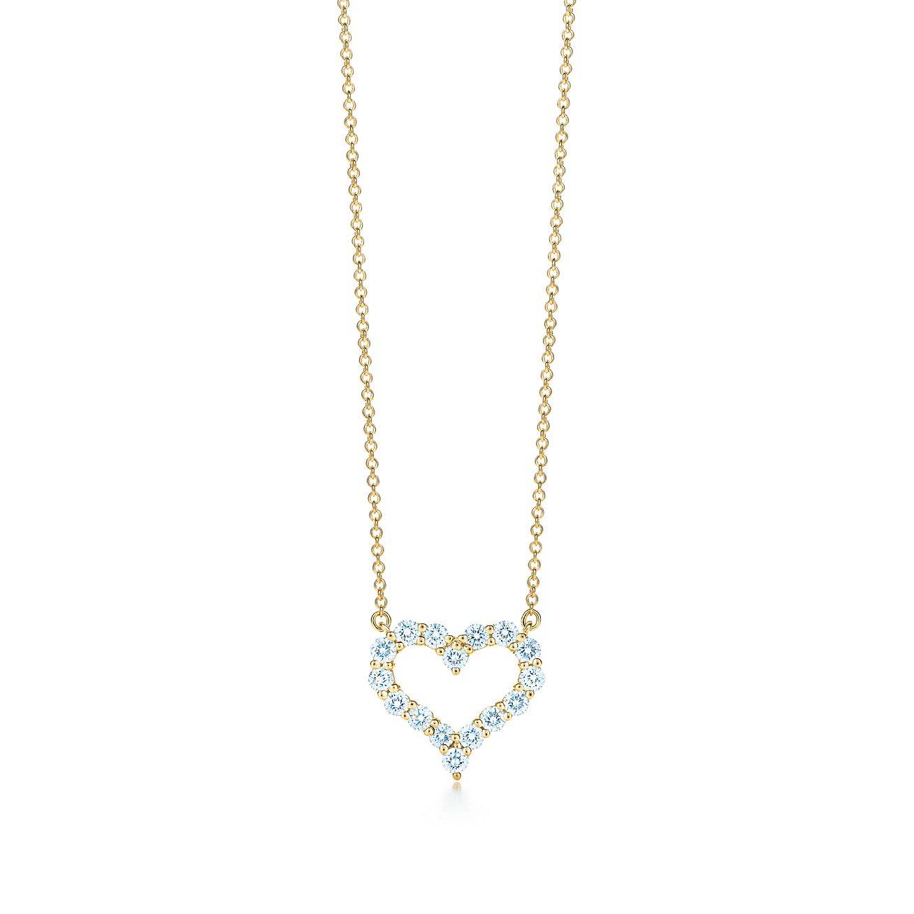 TIFFANY DIAMOND HEART PENDANT