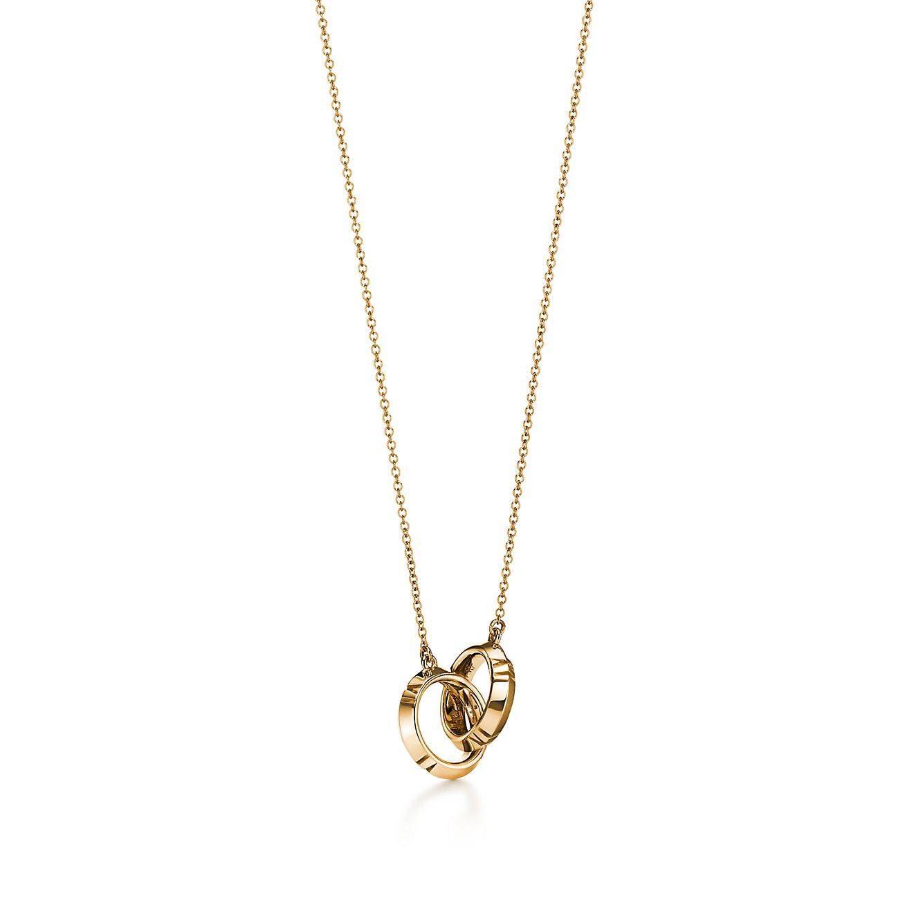 TIFFANY&CO.ATLAS® X CLOSED INTERLOCKING PENDANT IN YELLOW GOLD 67789202